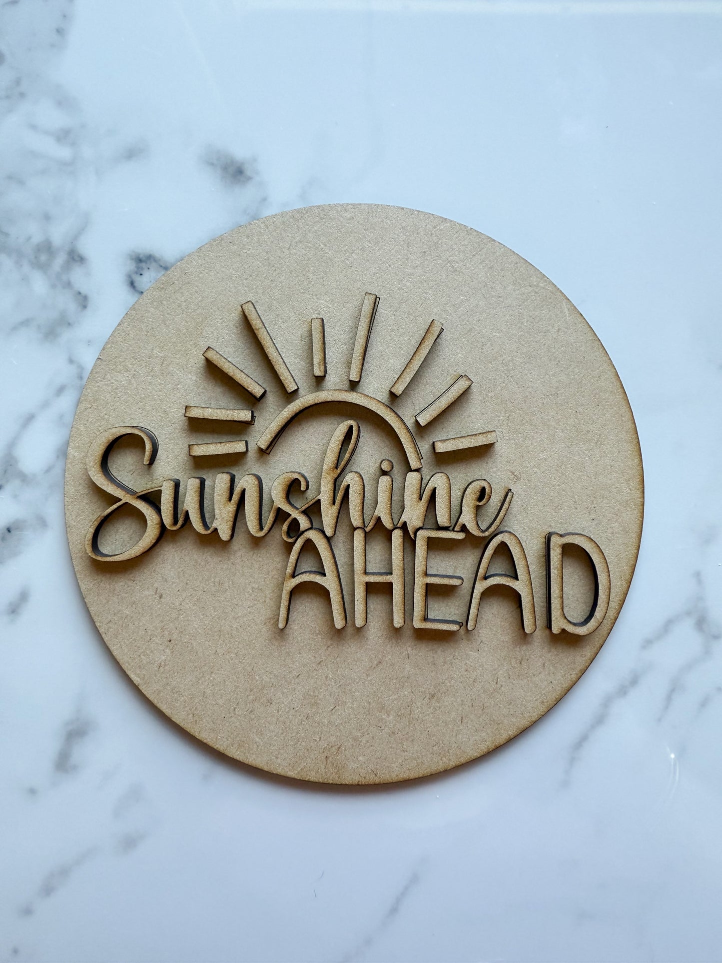 Sunshine Ahead Insert