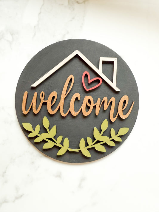 Welcome Home Circle Insert