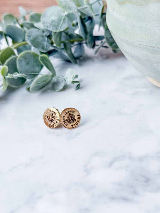 Liberty Center Tigers Stud Earrings