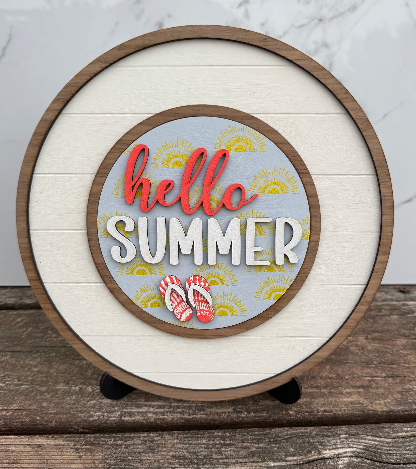 Hello Summer Interchangeable Insert Project