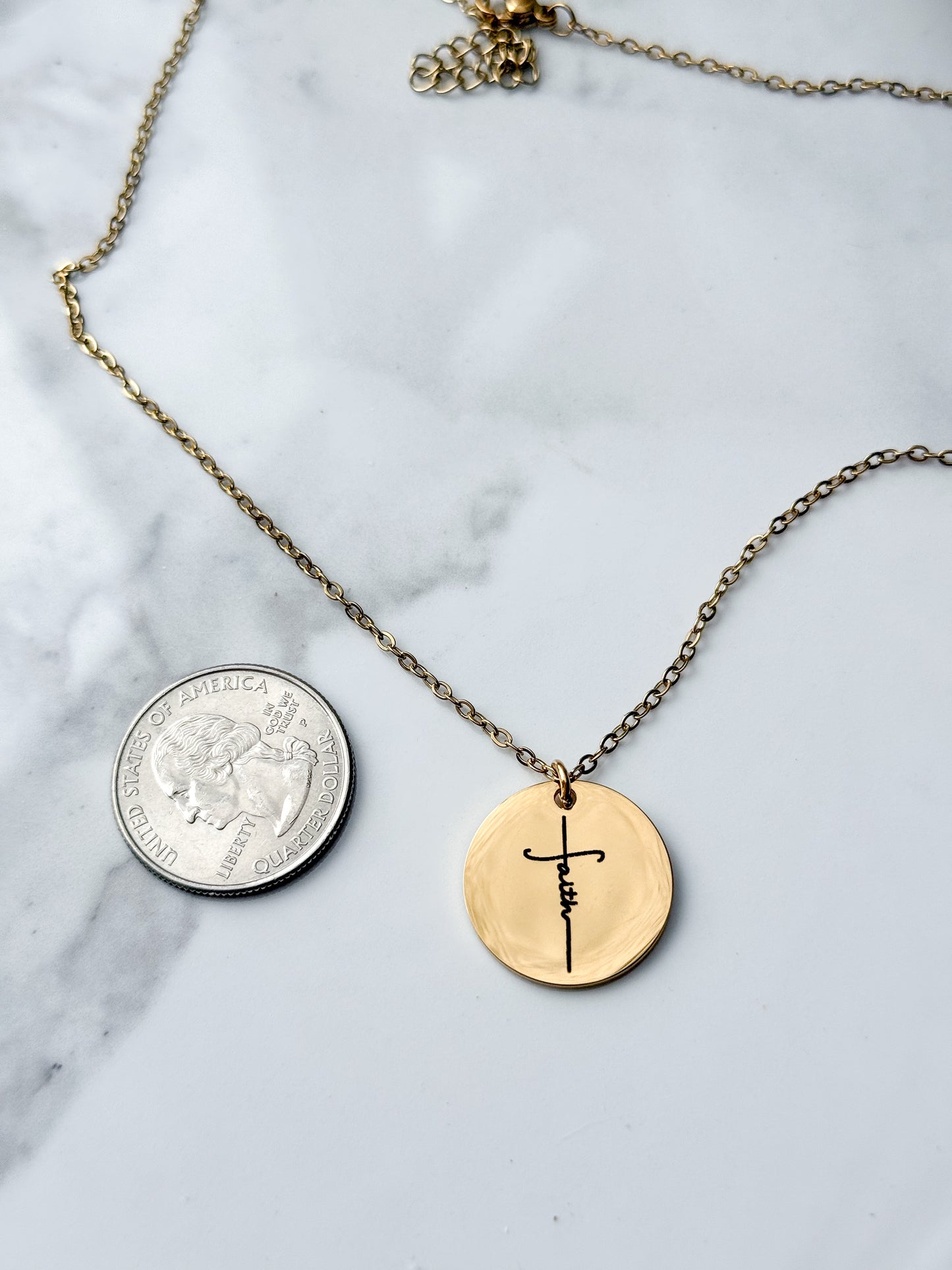 Faith Cross Pendant Necklace