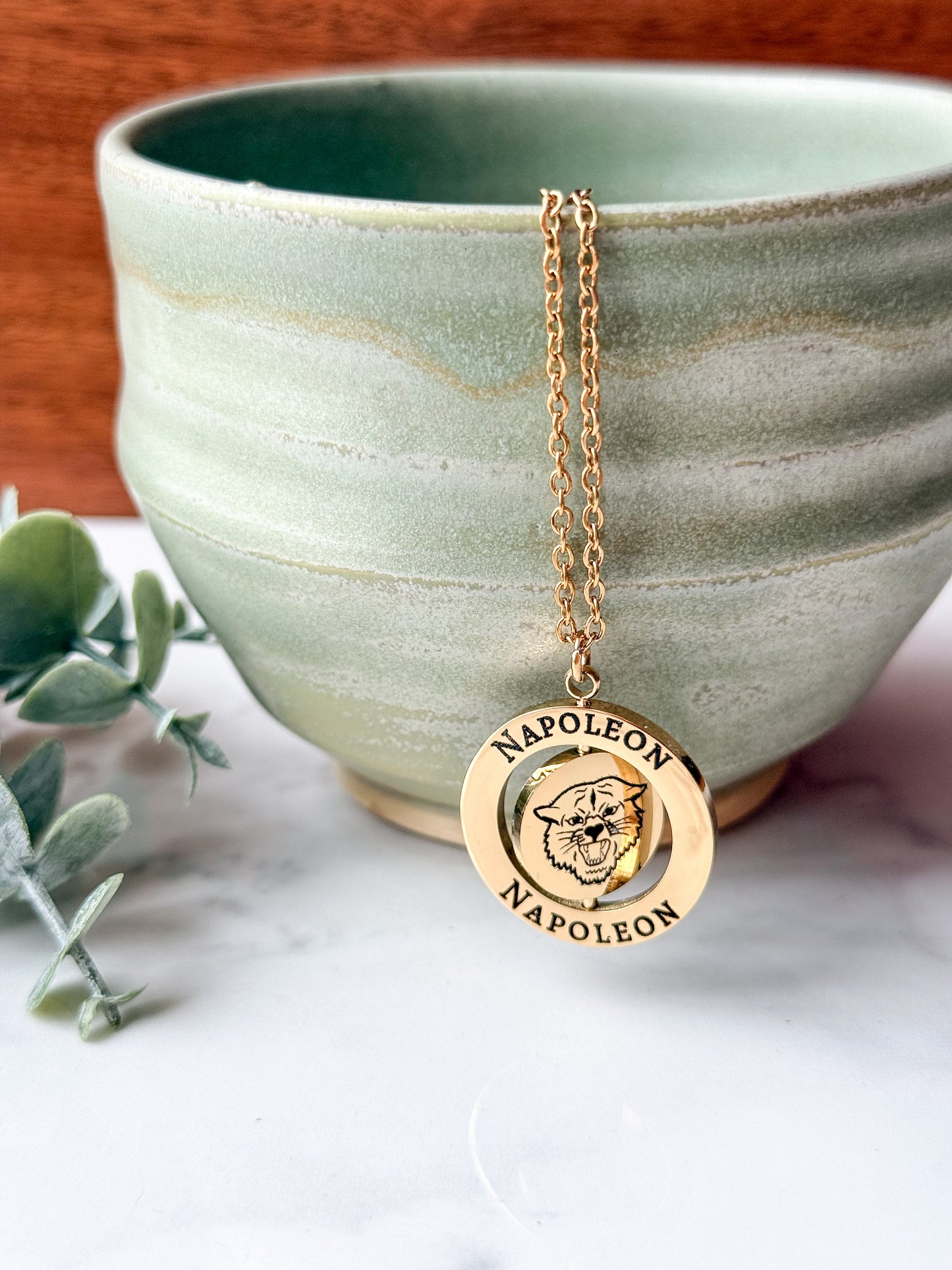 Napoleon Wildcats Rotating Necklace