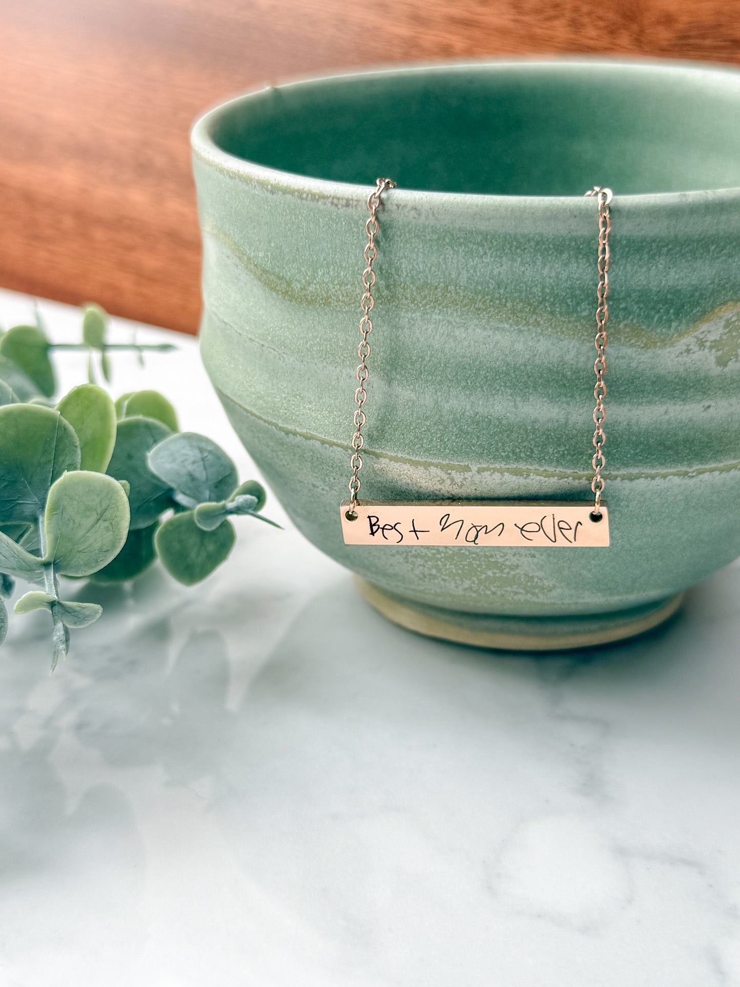 Custom Horizontal Bar Necklace