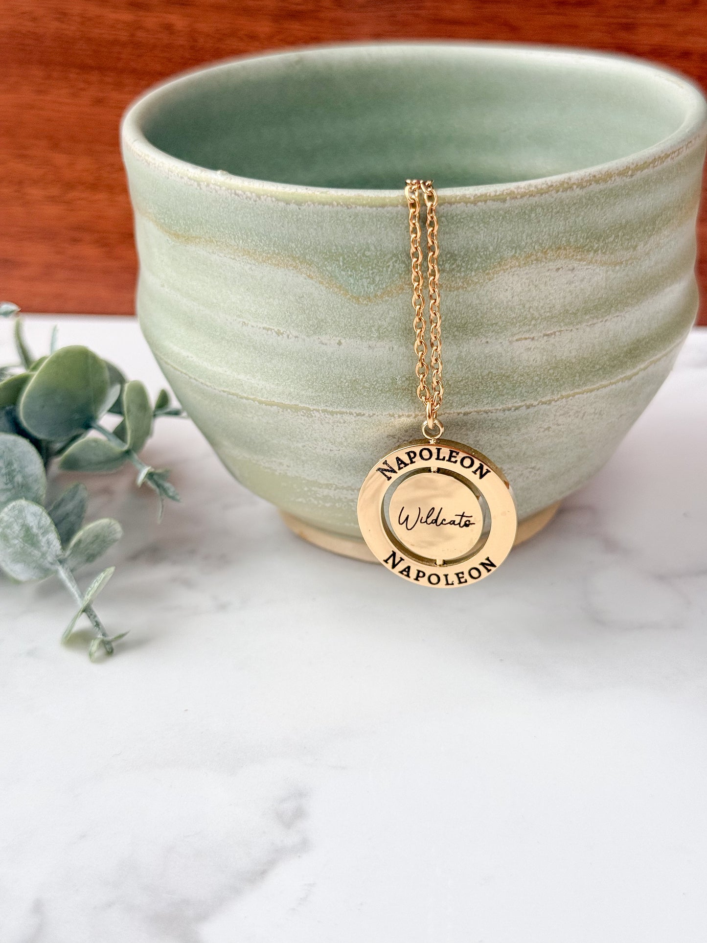 Napoleon Wildcats Rotating Necklace