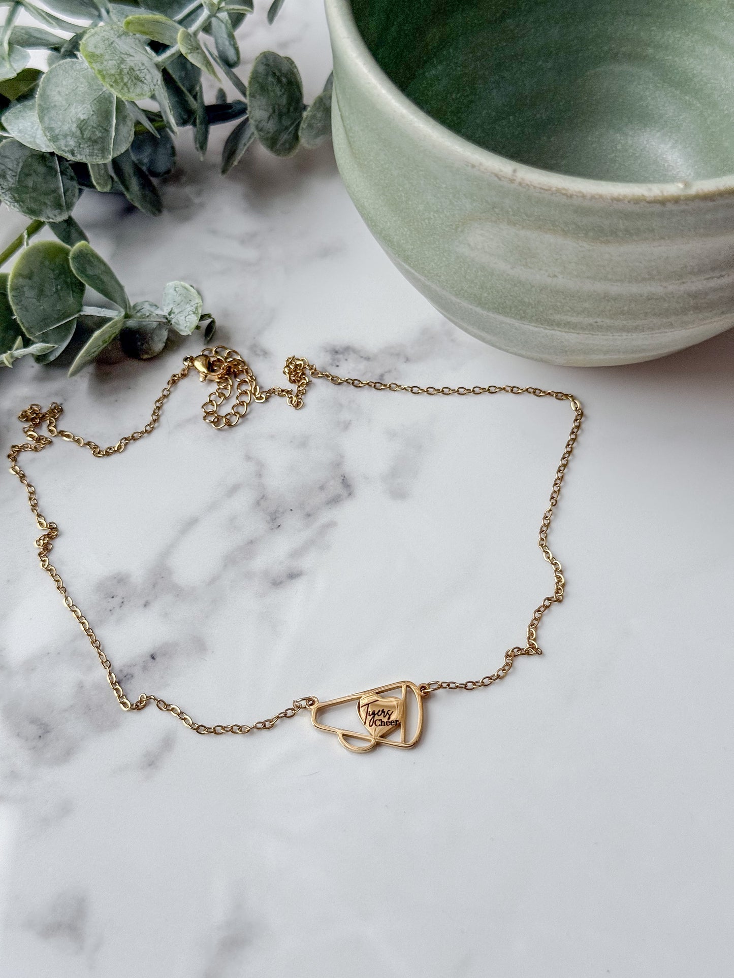 Petite Cheer Megaphone Necklace
