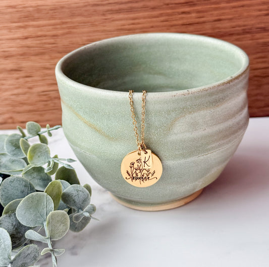 Personalized Nurse Necklace