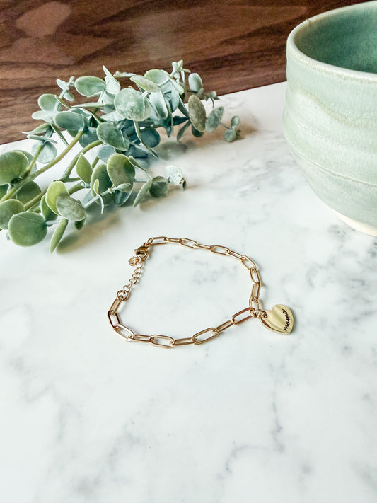 Mama Bracelet with Initial
