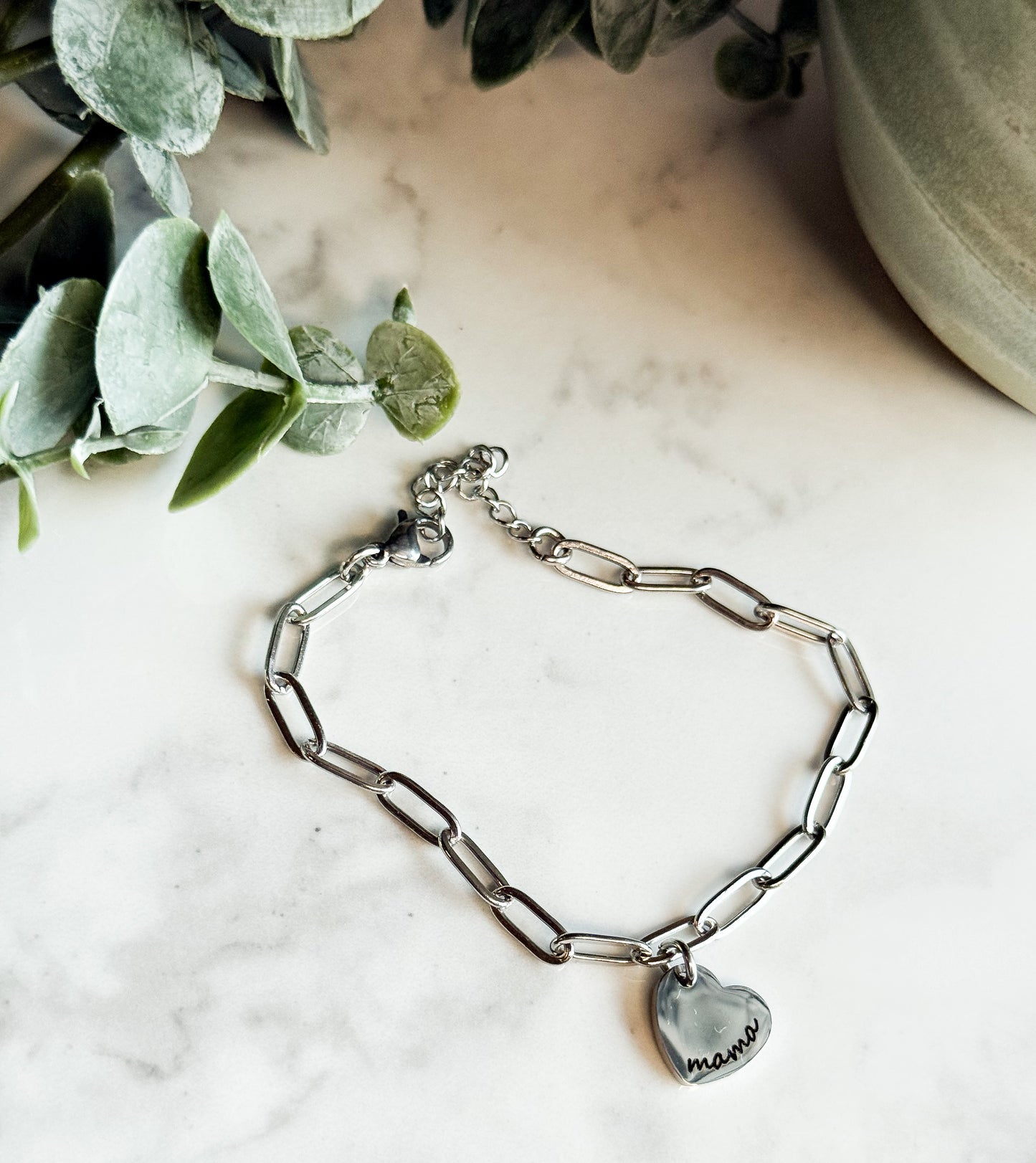 Mama Bracelet with Initial