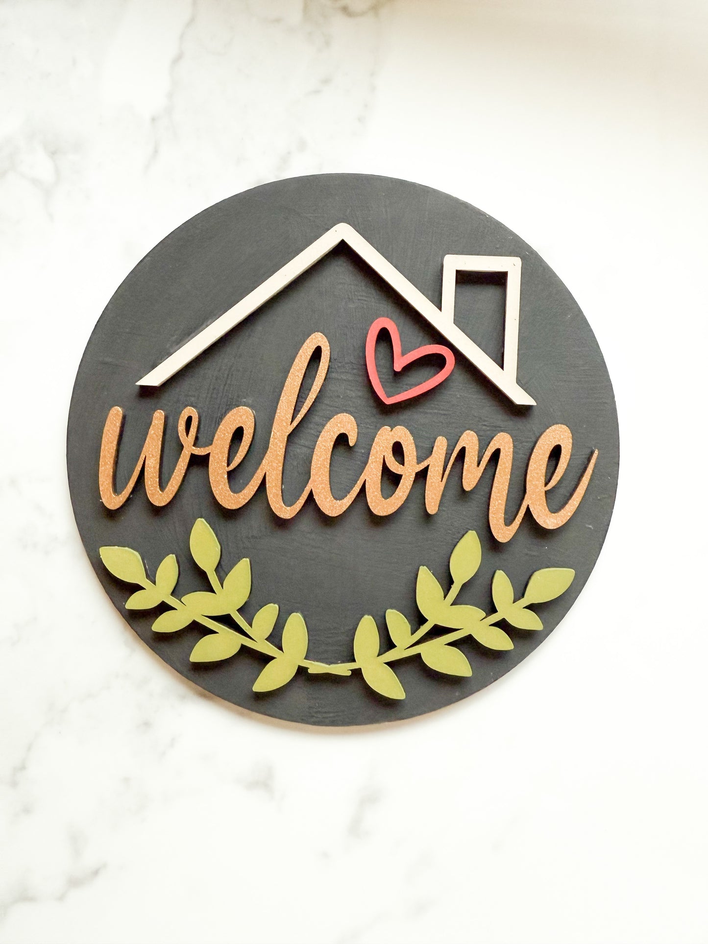 Welcome Home Circle Insert