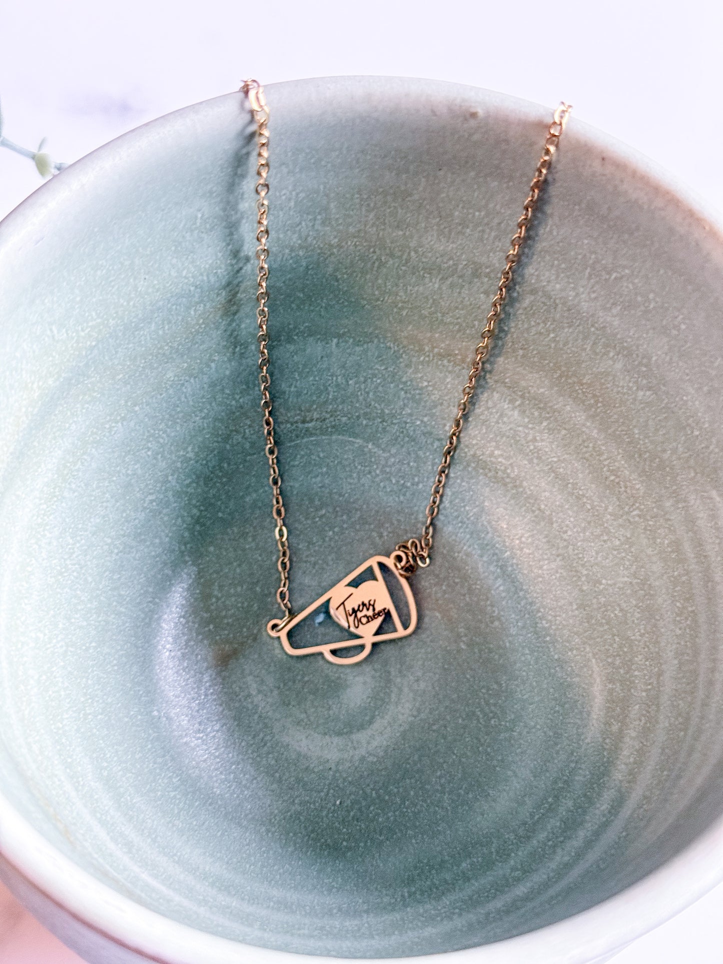 Petite Cheer Megaphone Necklace