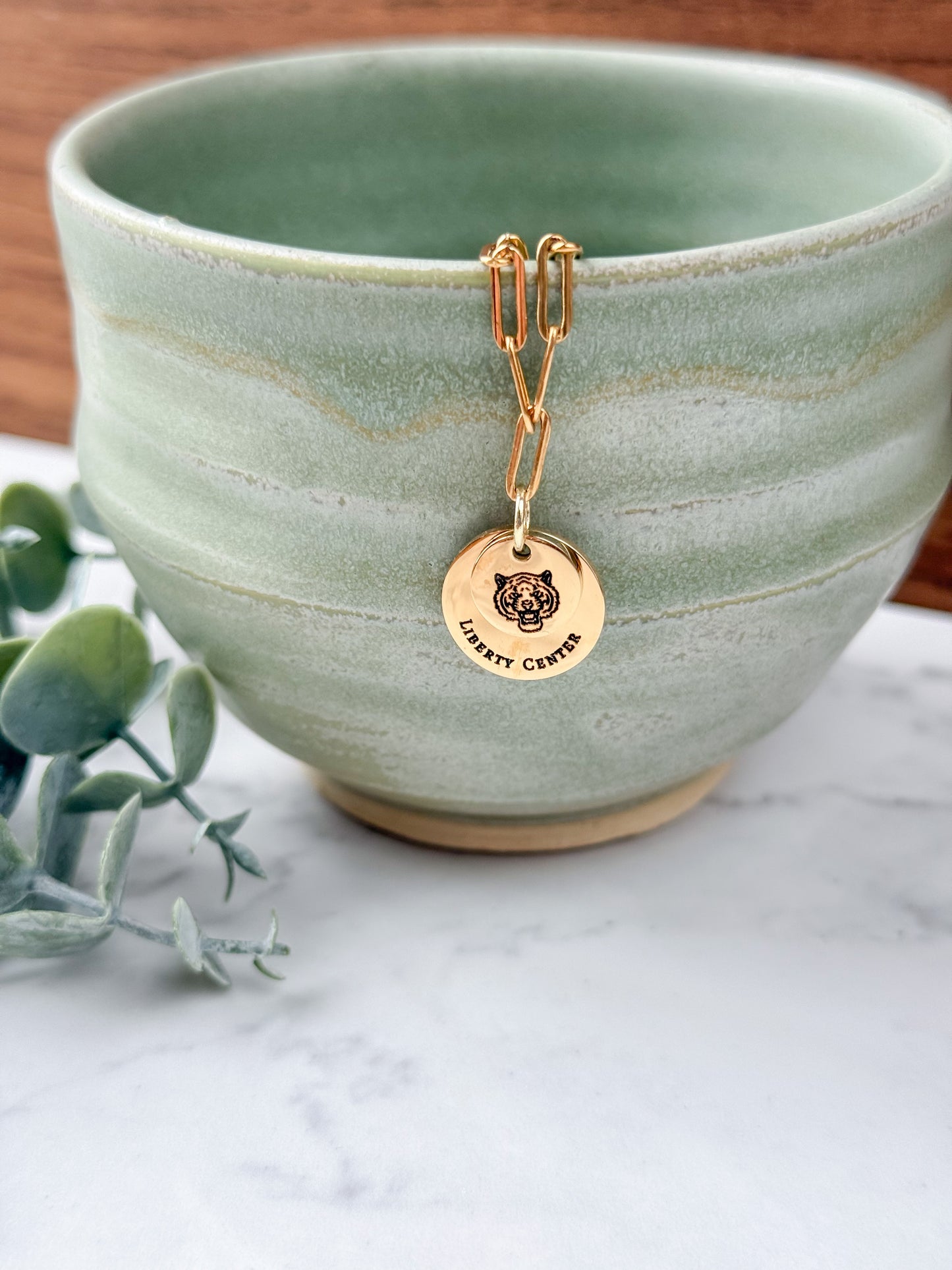 Liberty Center Tiger Duo Charm Bracelet
