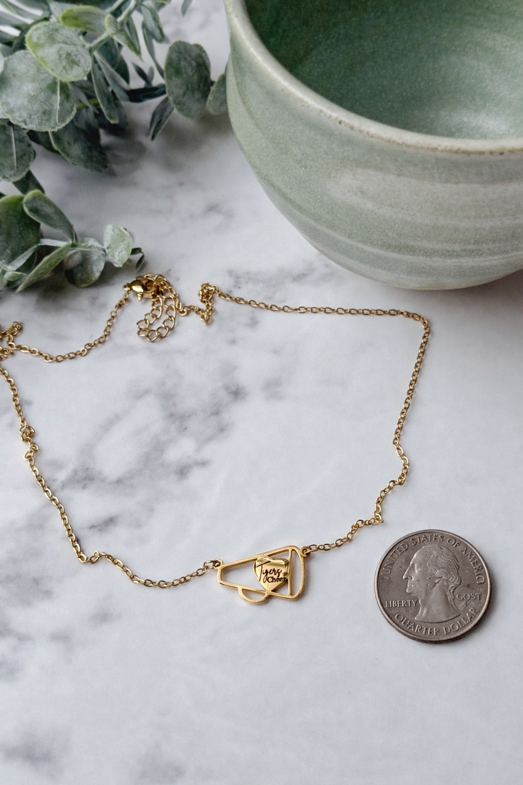 Petite Cheer Megaphone Necklace