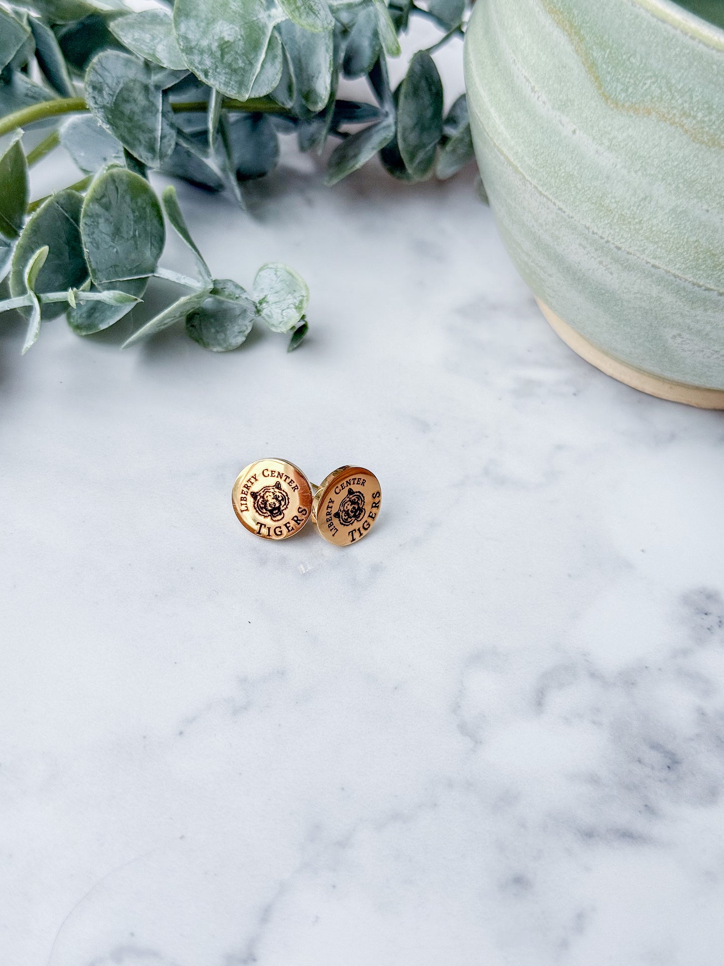 Liberty Center Tigers Stud Earrings