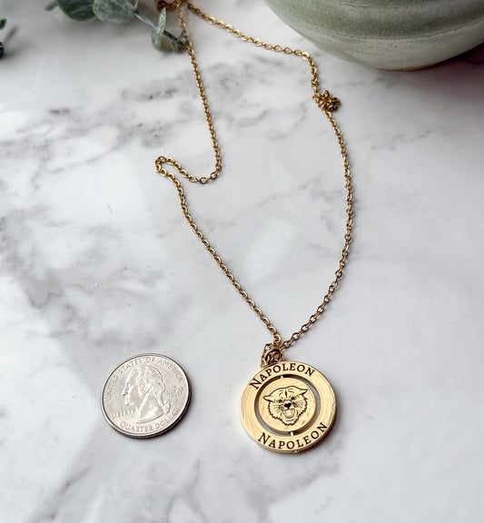 Napoleon Wildcats Rotating Necklace