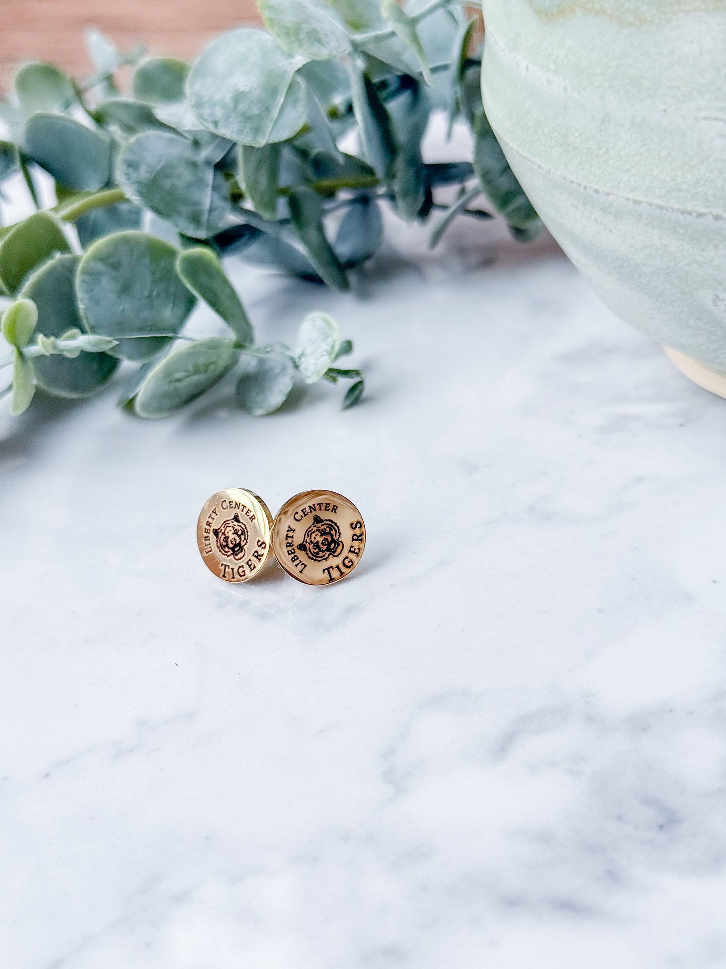 Liberty Center Tigers Stud Earrings