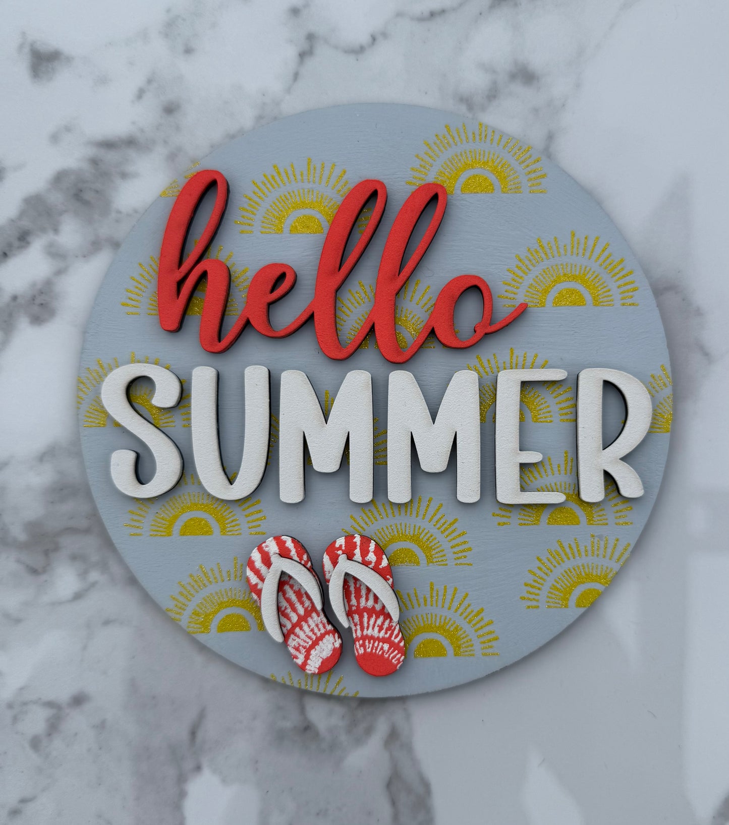 Hello Summer Interchangeable Insert Project