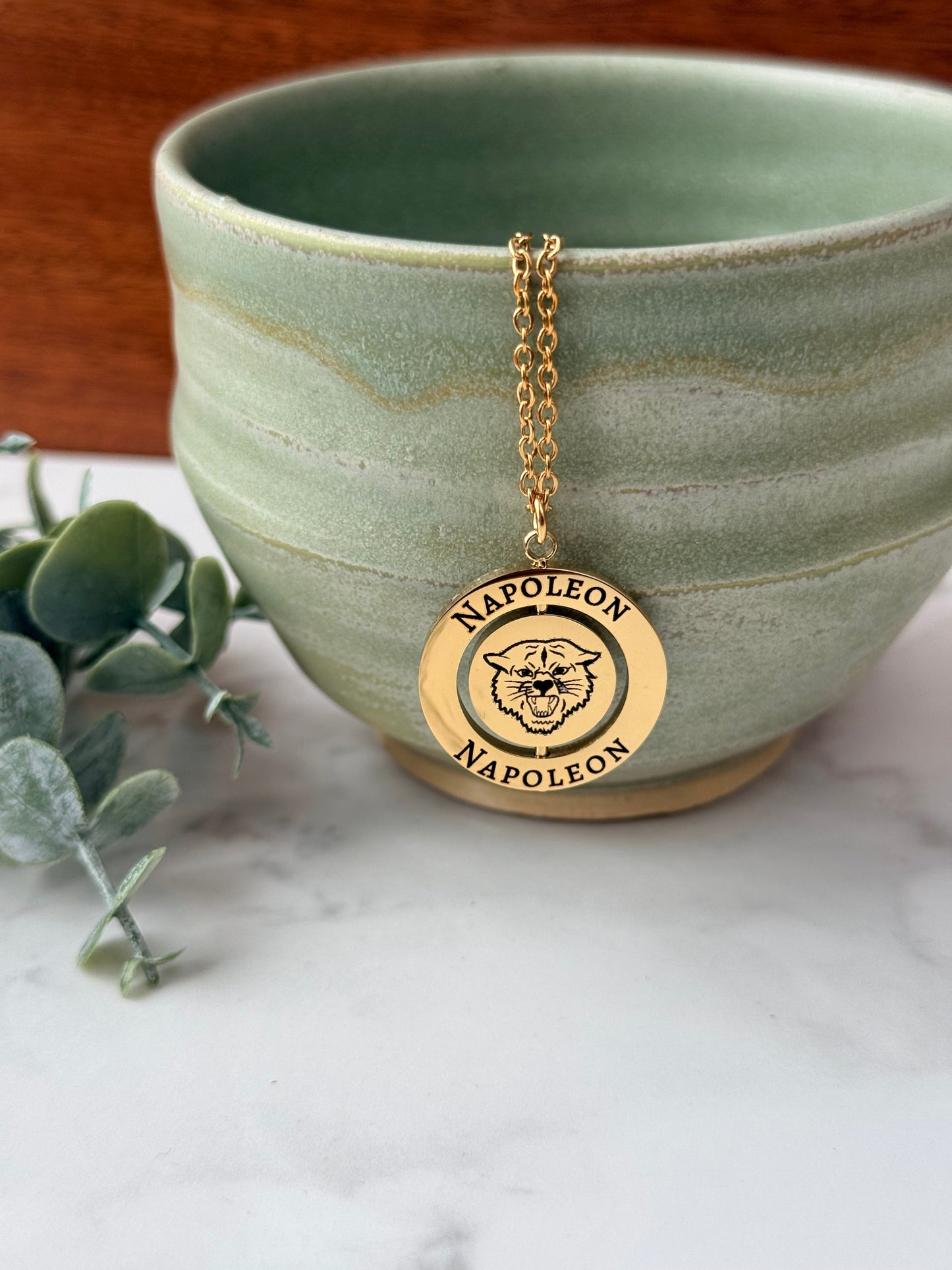 Napoleon Wildcats Rotating Necklace